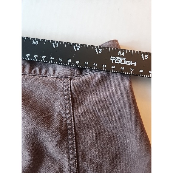 VTG LL Bean Midi Skirt A-Line Cottage Preppy Dark Academia Zip Brown Sz Women 12 - Picture 6 of 9